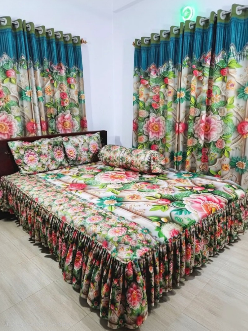 3D প্রিমিয়াম কুচি চাদর - 2