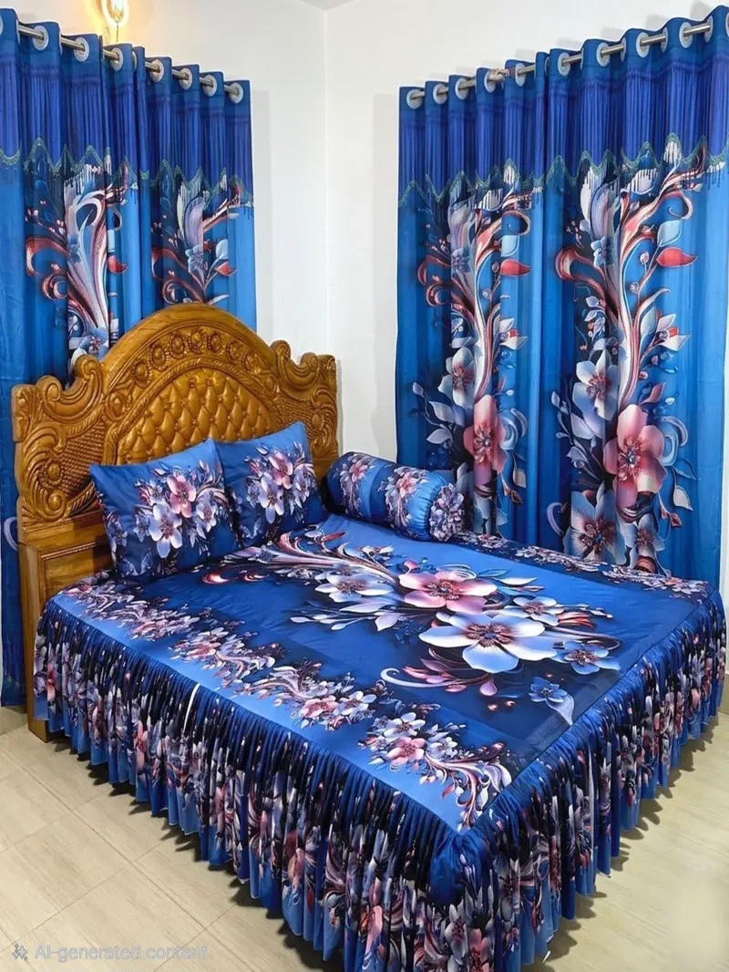 3D প্রিমিয়াম কুচি চাদর