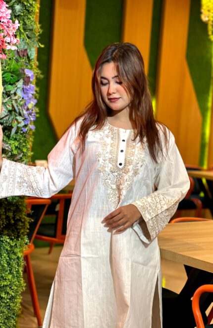 এক্সক্লুসিভ গর্জিয়াস এমব্রয়ডারি কুর্তি ২-পিস