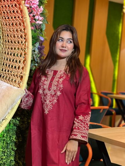এক্সক্লুসিভ গর্জিয়াস এমব্রয়ডারি কুর্তি ২-পিস